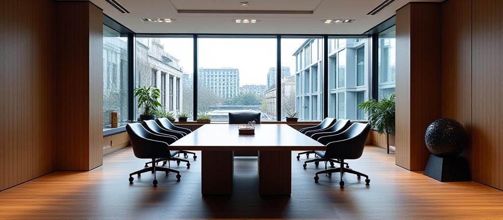 Sophisticated office interior in London's Strand district